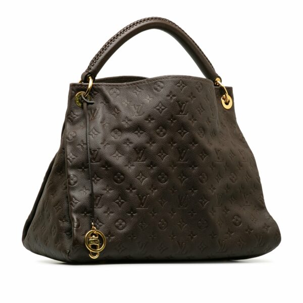 Brown LV Monogram Empreinte Artsy MM Hobo Bag - Image 2