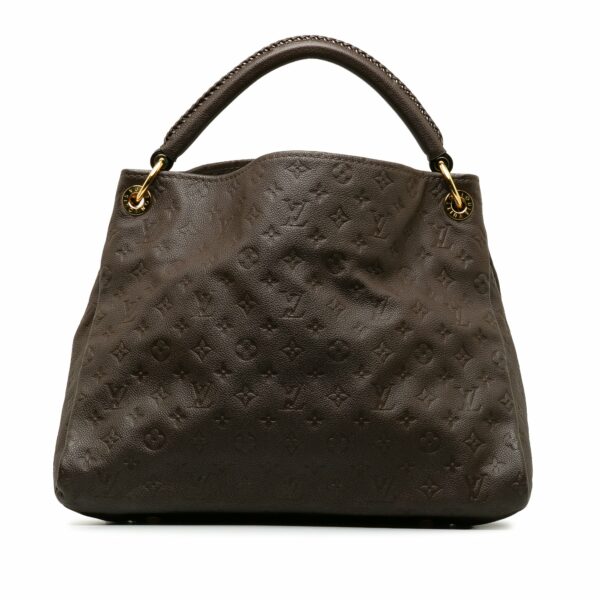 Brown LV Monogram Empreinte Artsy MM Hobo Bag - Image 3