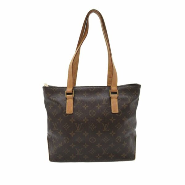 Brown LV Monogram Cabas Piano Tote Bag