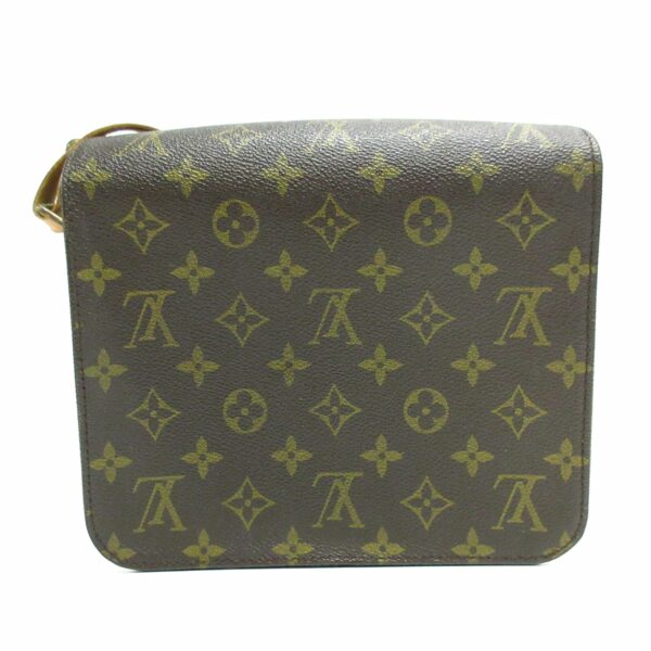 Brown LV Monogram Cartouchiere MM Crossbody Bag - Image 3