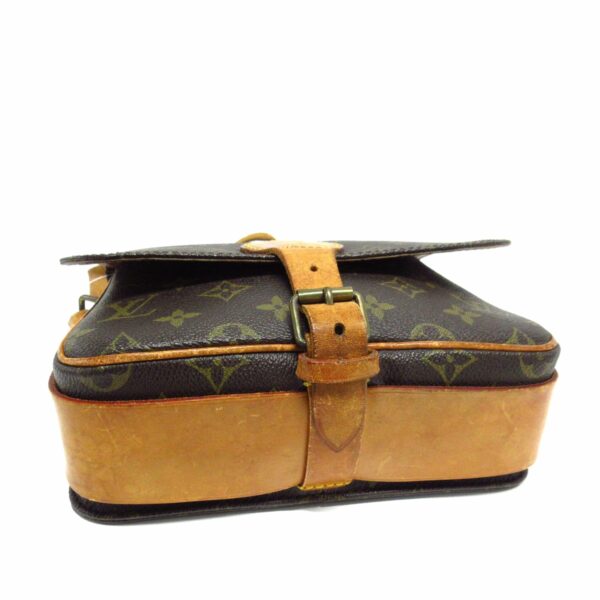 Brown LV Monogram Cartouchiere MM Crossbody Bag - Image 4