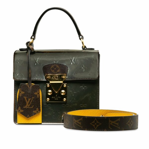 LV Spring Street Silver Monogram Vernis