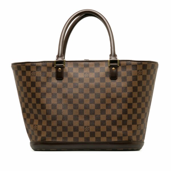 Brown LV Damier Ebene Manosque GM Tote Bag - Image 3