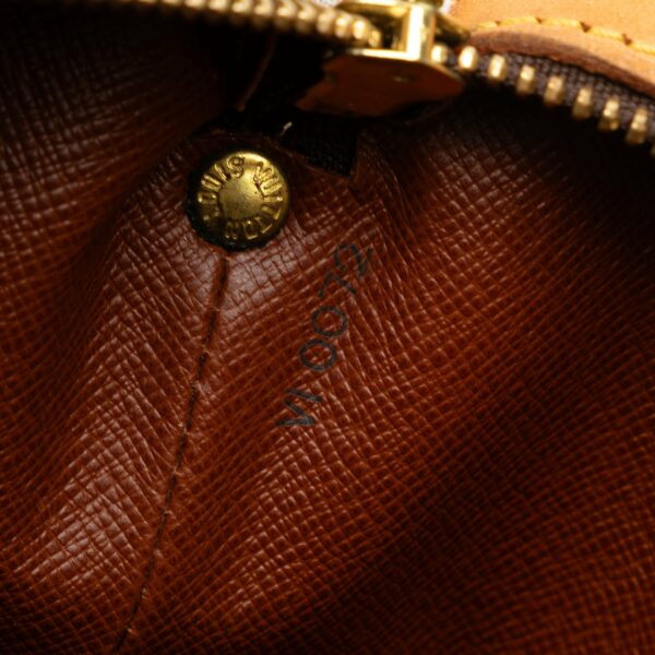 Brown LV Monogram Drouot Crossbody Bag - Image 7