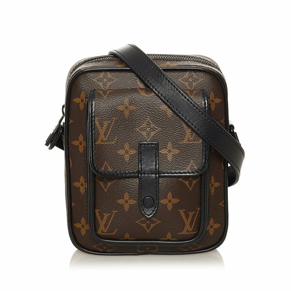 LV Christopher Wearable Wallet Monogram Macassar