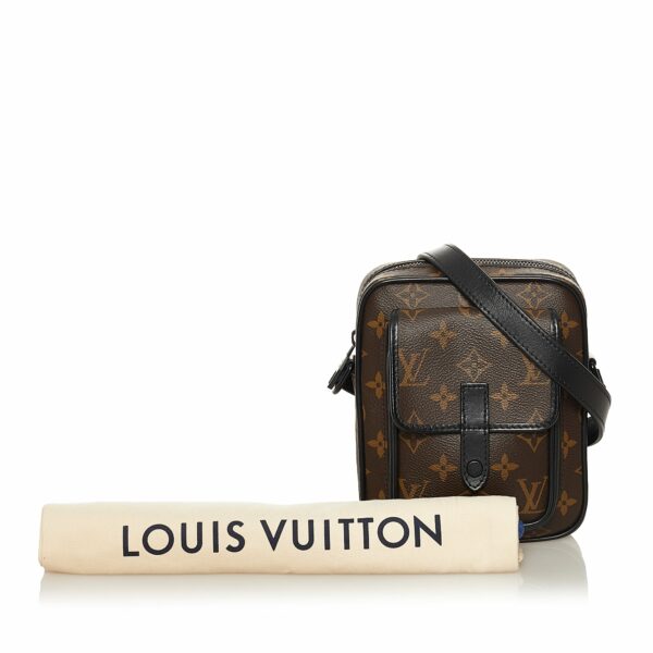 LV Christopher Wearable Wallet Monogram Macassar - Image 14