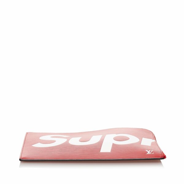 LV X Supreme Pochette Jour GM Red Epi - Image 4