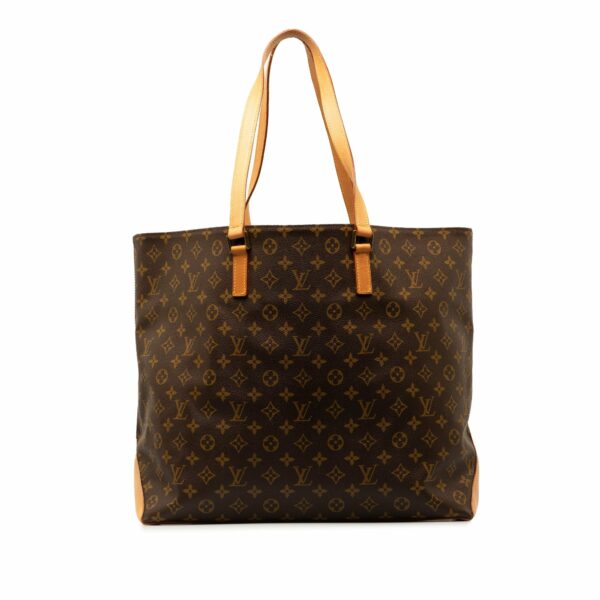 Brown LV Monogram Cabas Alto Tote Bag