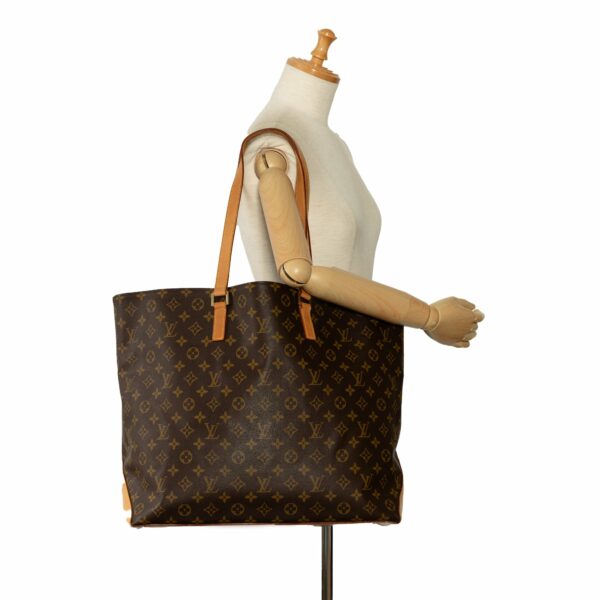 Brown LV Monogram Cabas Alto Tote Bag - Image 11