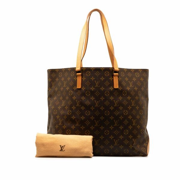 Brown LV Monogram Cabas Alto Tote Bag - Image 12