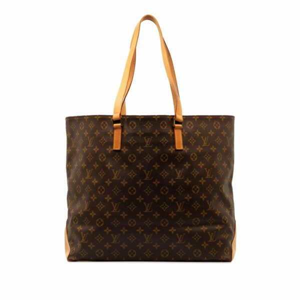 Brown LV Monogram Cabas Alto Tote Bag - Image 3