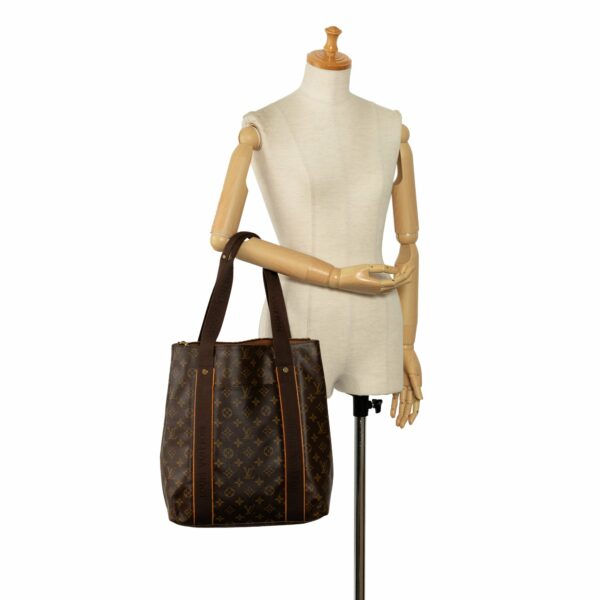 Brown LV Monogram Cabas Beaubourg Tote Bag - Image 12