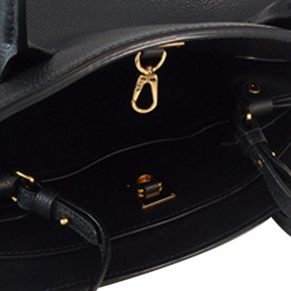 LV Milla PM Black Calfskin - Image 3