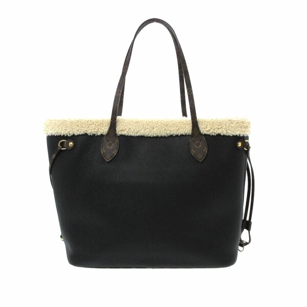 LV Neverfull Teddy MM Black Calfskin Sherling - Image 2