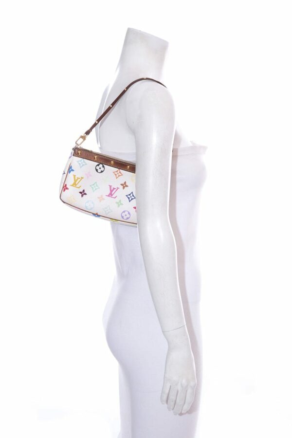 LV Monogram Multicolor Pouchette Shoulder Bag