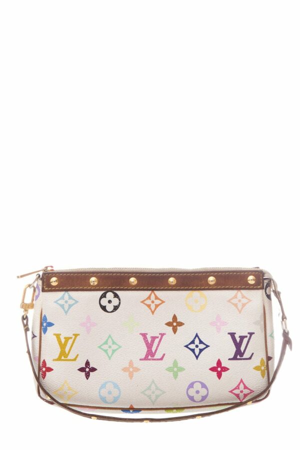 LV Monogram Multicolor Pouchette Shoulder Bag - Image 11