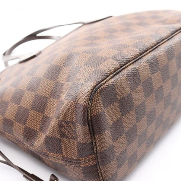 LV Damier Ebene Neverfull PM Tote Bag,Brown