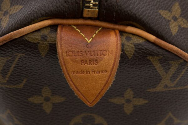 LV 2007 Brown Monogram Speedy Handbag - Image 5