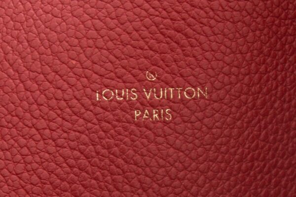 LV Red Monogram Melie Leather Handbag - Image 9