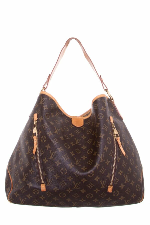 LV Brown Monogram Zipper Detail Hobo - Image 12