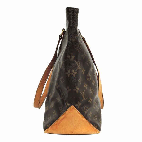 LV Cabas Mezzo Brown Monogram Canvas - Image 3