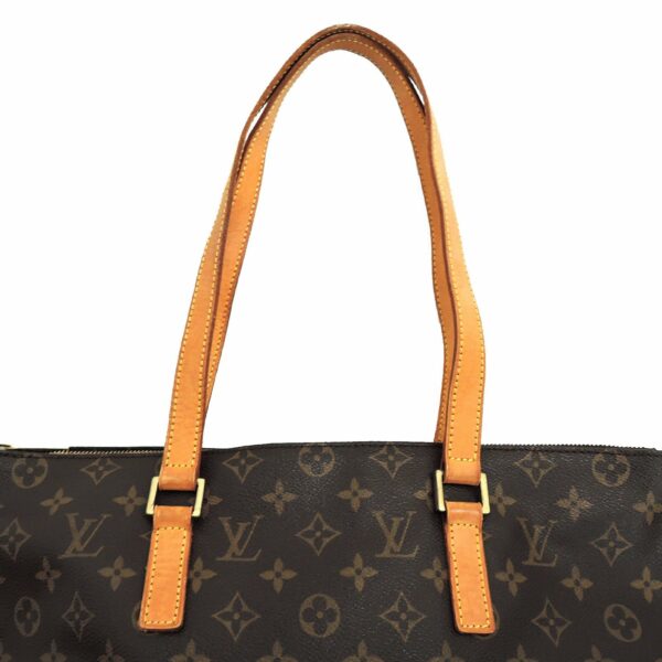 LV Cabas Mezzo Brown Monogram Canvas - Image 16