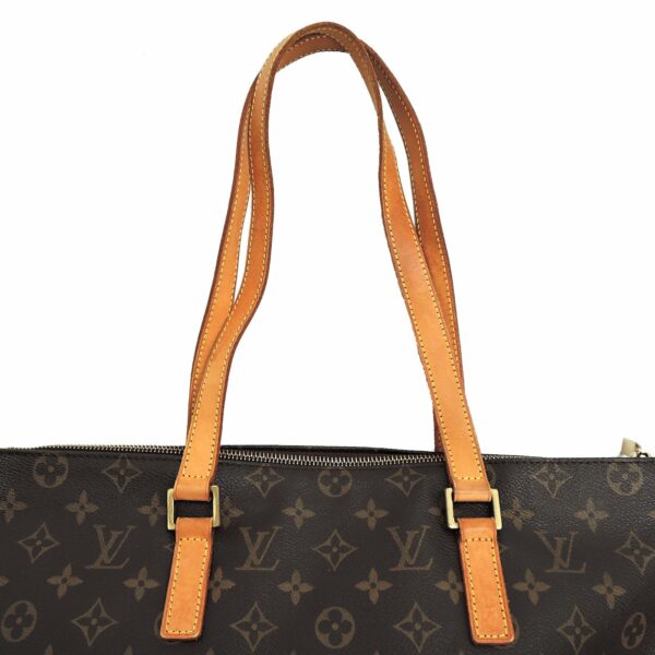 LV Cabas Mezzo Brown Monogram Canvas - Image 15