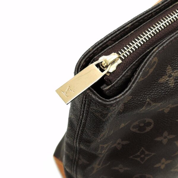 LV Cabas Mezzo Brown Monogram Canvas - Image 11