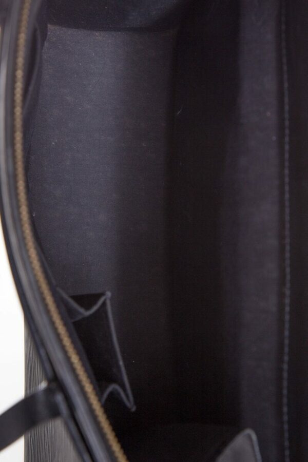 LV fresh Black Epi Leather Riviera Handbag - Image 13