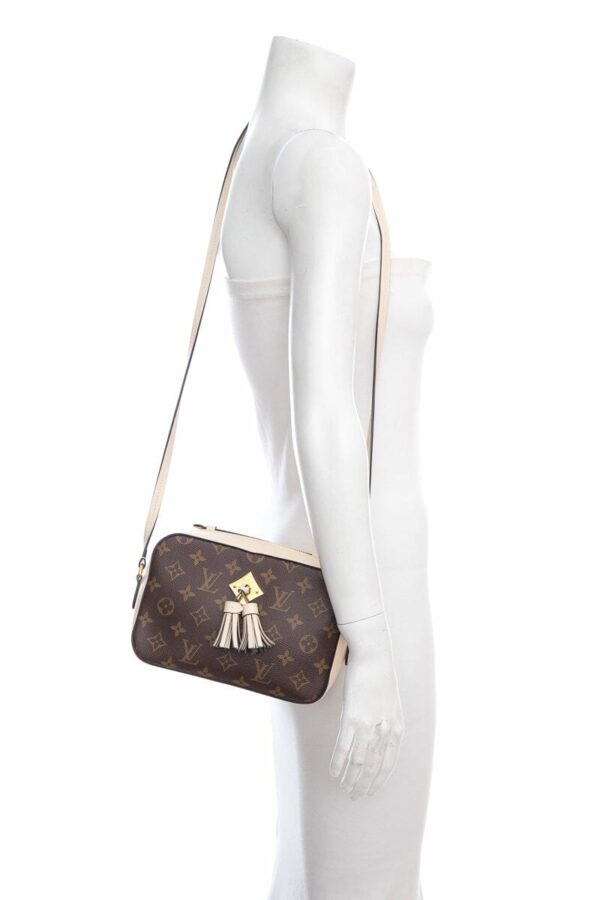 LV Saintonge Cream & Brown Monogram Handbag