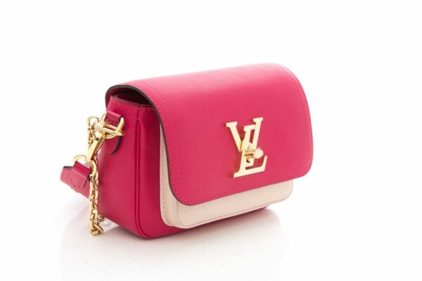 LV "Lock me Tender" Hot Pink Cross-Body - Image 2