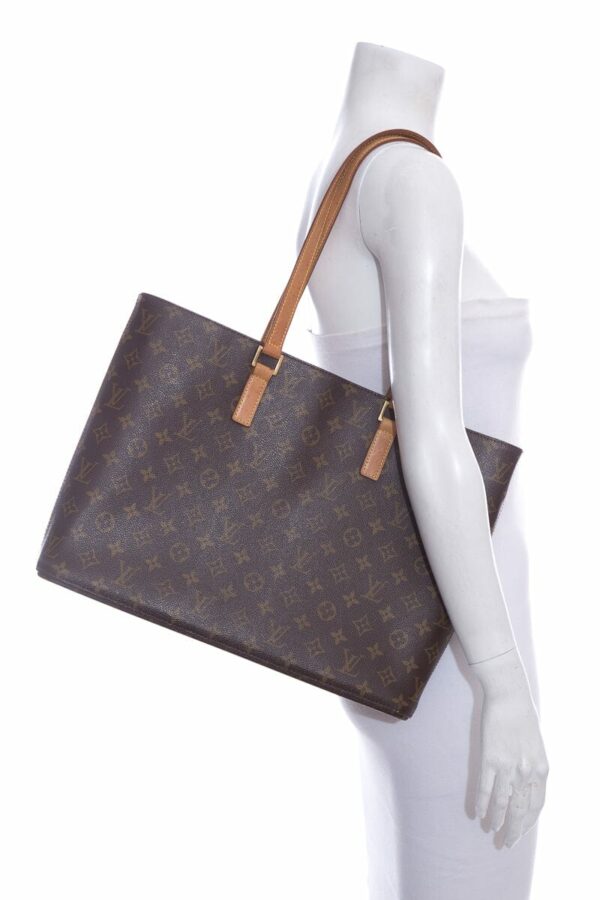 LV 2001 Brown Luco Monogram Canvas Handbag