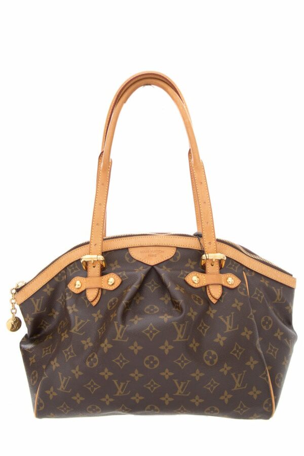 LV Tivoli GM Brown Mongram Canvas Leather Bag - Image 9