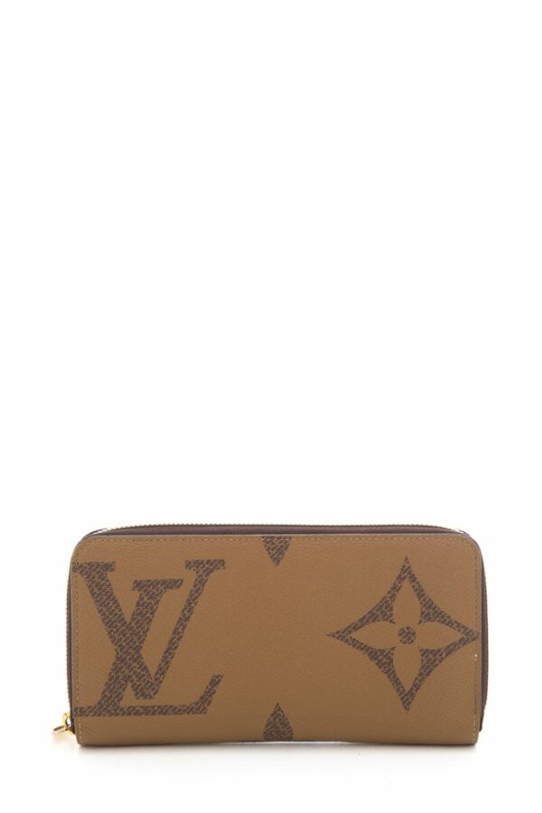 LV Brown Reverse Monogram Zippy Wallet - Image 6