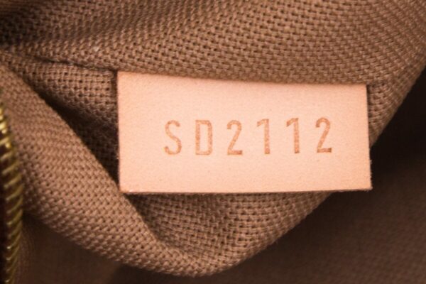 LV Brown Monogram Zipper Detail Hobo - Image 9