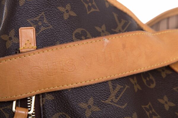 LV Brown Monogram Zipper Detail Hobo - Image 7