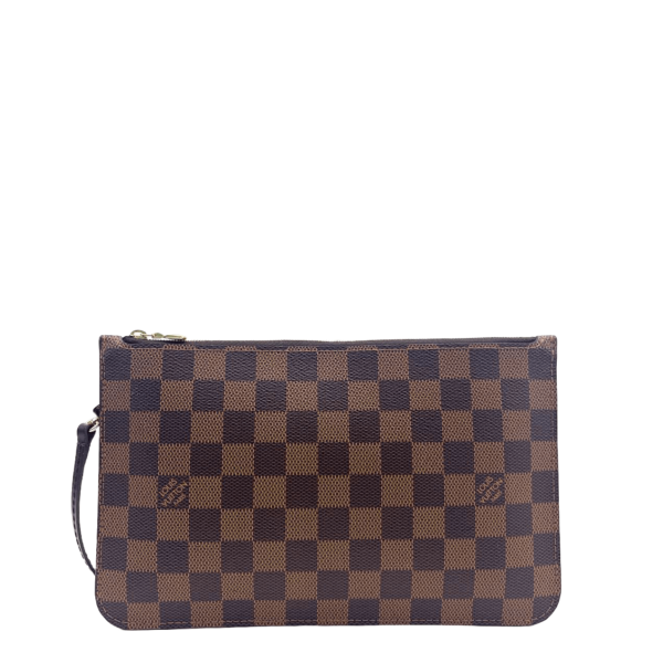 LV Damier Ebene Neverfull Pouch - Image 6