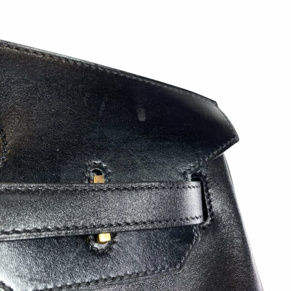 HM Vintage Black Birkin 35 Box Leather GHW - Image 15