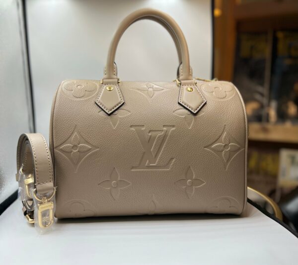 LV Speedy Bandouliere Bag Monogram Empreinte Giant 25 - Image 5