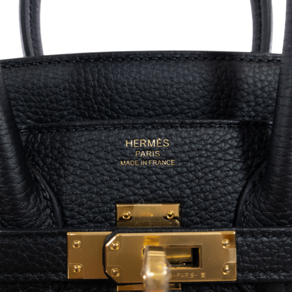 HM Birkin 25 Black Togo GHW - Image 4