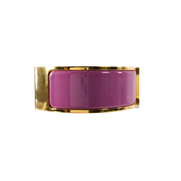 HM Rose Azalee Wide Clic H Bracelet GHW - Image 6