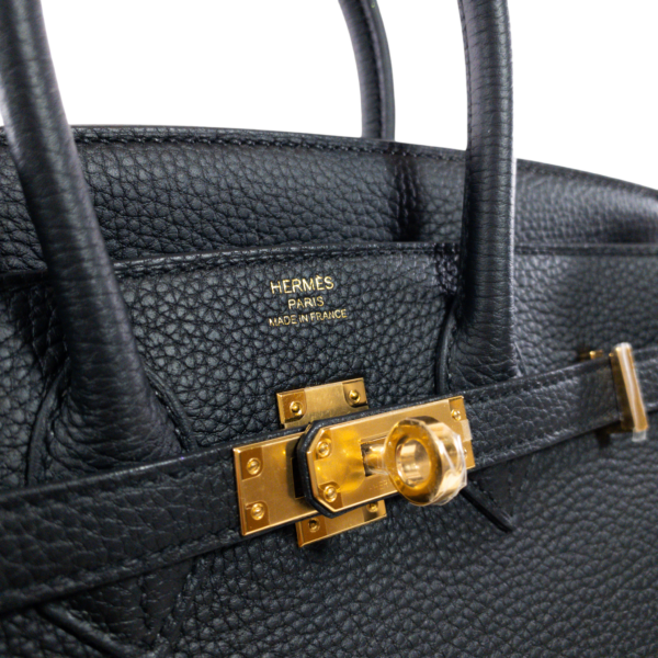 HM Birkin 25 Black Togo GHW - Image 5