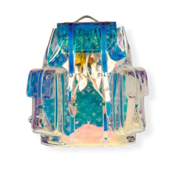 LV Christopher Backpack Iridescent Prism - Image 7