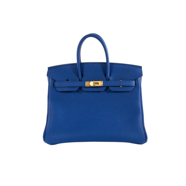 HM Birkin 25 Blue France GHW