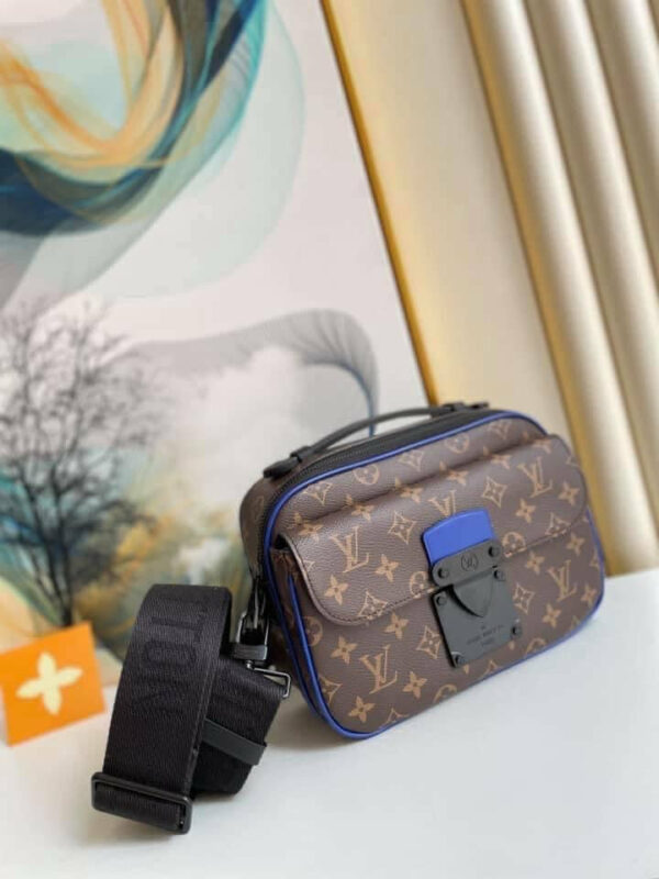 LV Padlocks On Strap Bag - Image 9