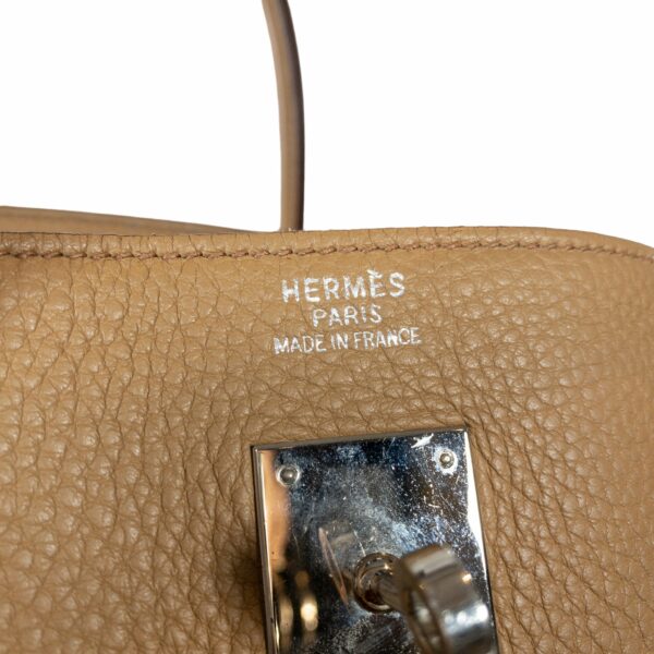 Hermès Tabac Camel Birkin 40 - Image 10