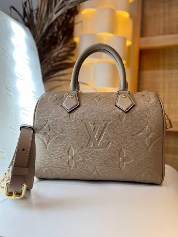 LV Speedy Bandouliere Bag Monogram Empreinte Giant 25 - Image 3