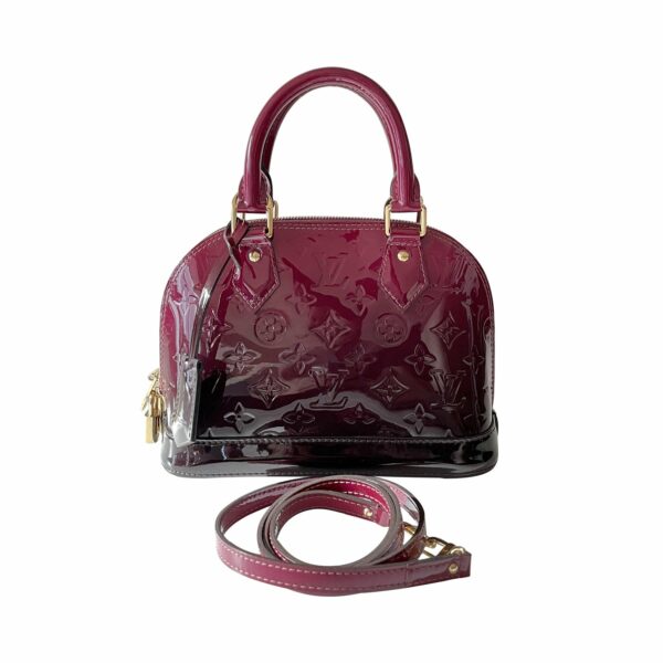 LV Monogram Vernis Leather Alma BB