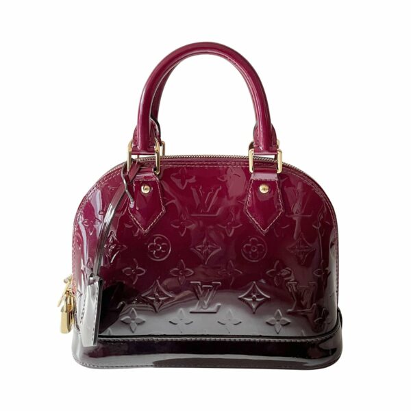 LV Monogram Vernis Leather Alma BB - Image 15