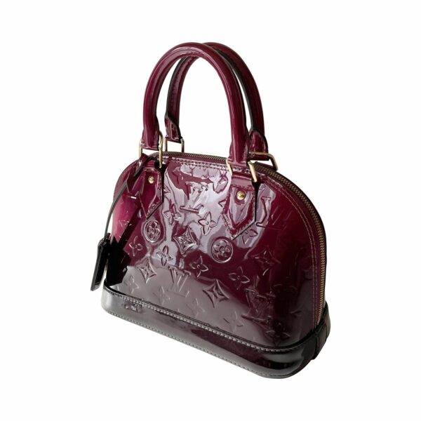 LV Monogram Vernis Leather Alma BB - Image 4